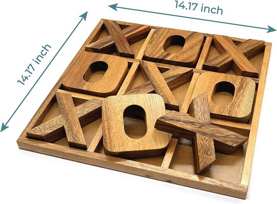 Jeu de société en bois XOXO Famille pour les femmes Parfait pour les voyages ou les loisirs de jardin
