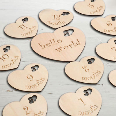 Carte de l' anniversaire du bébé 13 pièces cadeau pour nouveau-né