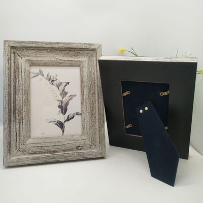 Cadres de peinture en bois 4 " 6 " 7 " en style rustique personnalisé sculpté à la main avec une couleur claire