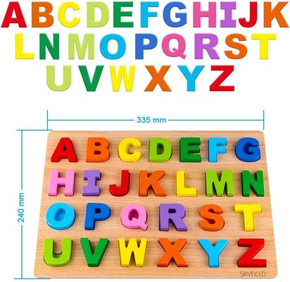 Des échantillons gratuits d'alphabet en bois et de puzzles numériques pour le développement de l'éducation
