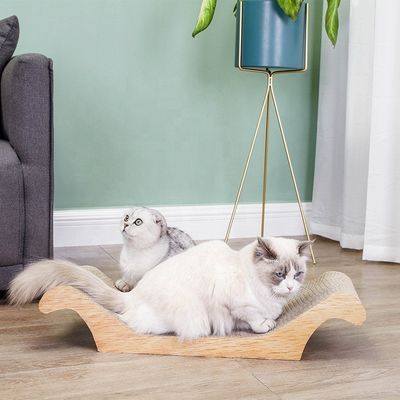 Pet personnalisé en carton ondulé grattage Pad chat grattage jouets de planche pour la sélection de l'espace de la pièce