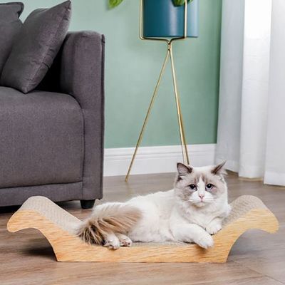 Pet personnalisé en carton ondulé grattage Pad chat grattage jouets de planche pour la sélection de l'espace de la pièce