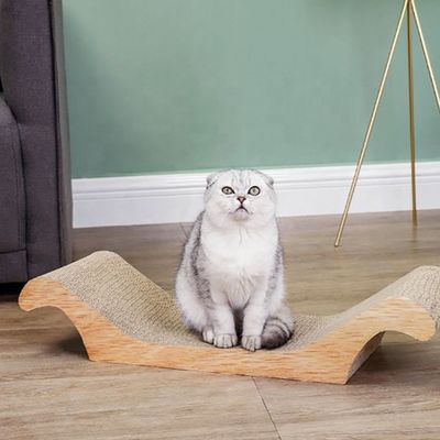 Pet personnalisé en carton ondulé grattage Pad chat grattage jouets de planche pour la sélection de l'espace de la pièce