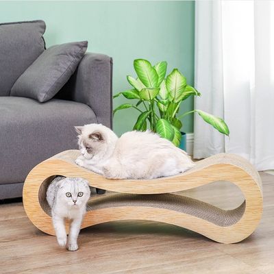 Vente Interactif Durable Carton ondulé Cat Scratching Post Solution durable