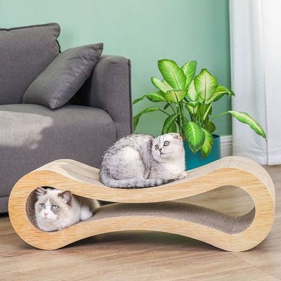 Vente Interactif Durable Carton ondulé Cat Scratching Post Solution durable