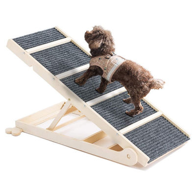 Produits d'entraînement pour animaux de compagnie Escalier d'escalade pour chien réglable antidérapant en bois pour entraînement et peinture