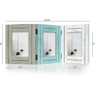 Cadre photo rustique en bois massif pour la décoration intérieure