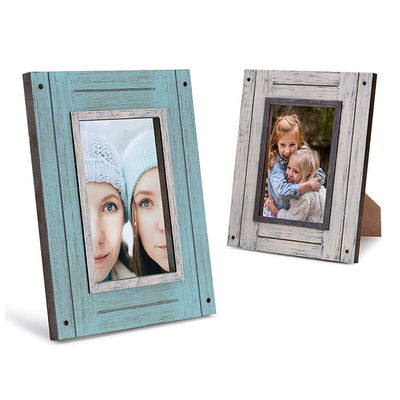 Cadre photo rustique en bois massif pour la décoration intérieure