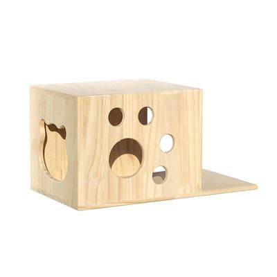 Meubles de maison en bois pour petits animaux de compagnie vernis personnalisables