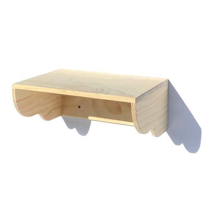 Logo personnalisé Acceptable Plateforme de saut de chat en bois Maison meubles pont suspendu