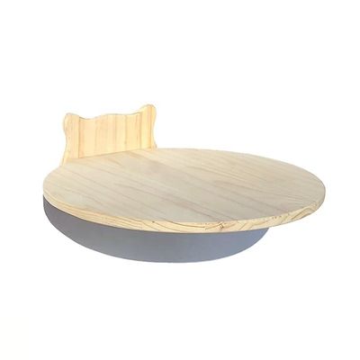 Logo personnalisé Acceptable Plateforme de saut de chat en bois Maison meubles pont suspendu