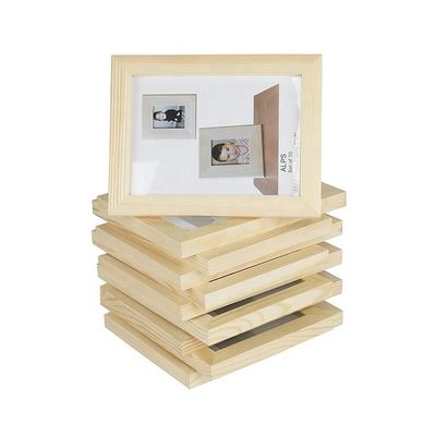 Logo personnalisé Acceptable de style européen Cadre photo en bois pour la décoration intérieure