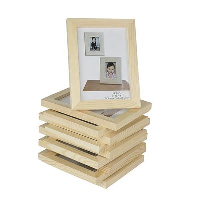 Logo personnalisé Acceptable de style européen Cadre photo en bois pour la décoration intérieure