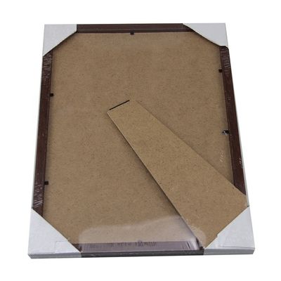 Cadre photo en bois massif de couleur personnalisée avec cadre intérieur amovible et vrai verre