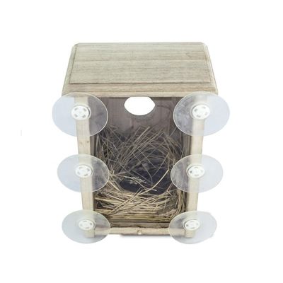 Logo personnalisé magnifique maison d'oiseaux en bois décoratif pour l'extérieur jardin d'affichage de décoration