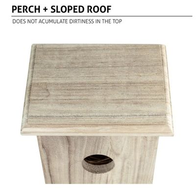 Logo personnalisé magnifique maison d'oiseaux en bois décoratif pour l'extérieur jardin d'affichage de décoration