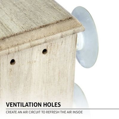 Logo personnalisé magnifique maison d'oiseaux en bois décoratif pour l'extérieur jardin d'affichage de décoration