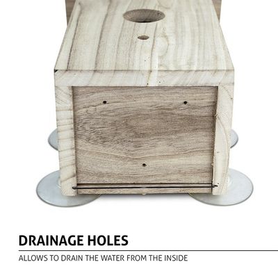 Logo personnalisé magnifique maison d'oiseaux en bois décoratif pour l'extérieur jardin d'affichage de décoration