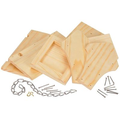 Décoration extérieure personnalisée Petit mignon Pigeons Maison d'oiseaux Toutes les saisons Alimentateur en bois