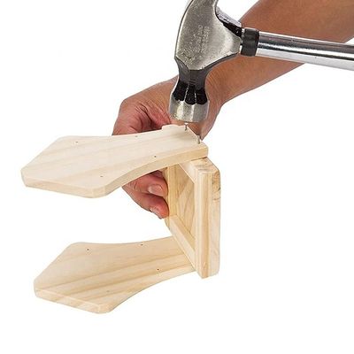 Décoration extérieure personnalisée Petit mignon Pigeons Maison d'oiseaux Toutes les saisons Alimentateur en bois