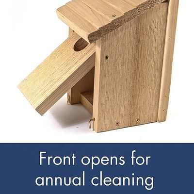 Décoration de maison d'oiseaux en bois