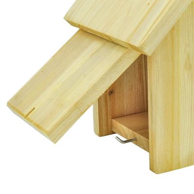 MAISONNES artisanales suspendues en bois recyclé maison d'oiseau sur mesure boîte de reproduction de nid écologique