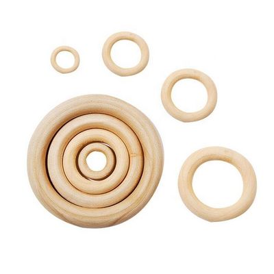 Ecologique Octogone biologique Pine Beech Bois de bois Perles de bois Couleur naturelle Dia 4-40mm