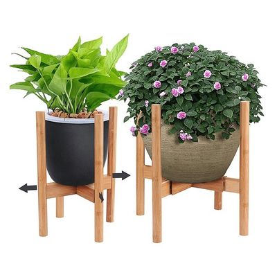 Échafaudage de plant de bois de bambou réglable pour le poids de support élevé extensible intérieur extérieur