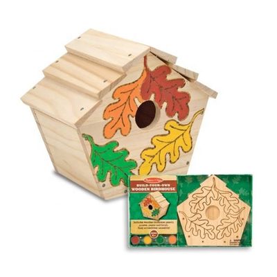 Impression de motifs de bois de cèdre Cages de maison d'oiseaux pour le bricolage et la décoration