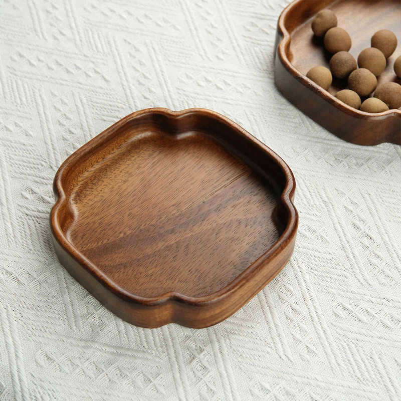 Plateau de service sur mesure pour l'impression de noix brûlées sud-américaines