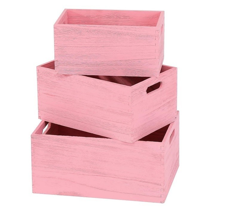 Ensemble de stockage en bois fait à la main pour les légumes et les fruits de pain