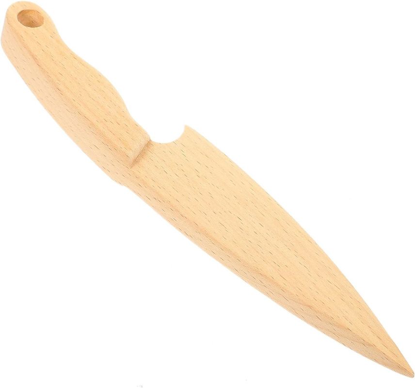 Logo personnalisé Couteaux en bois pour le jeu de simulation de nourriture Jouets d'apprentissage Outils personnalisés Taille
