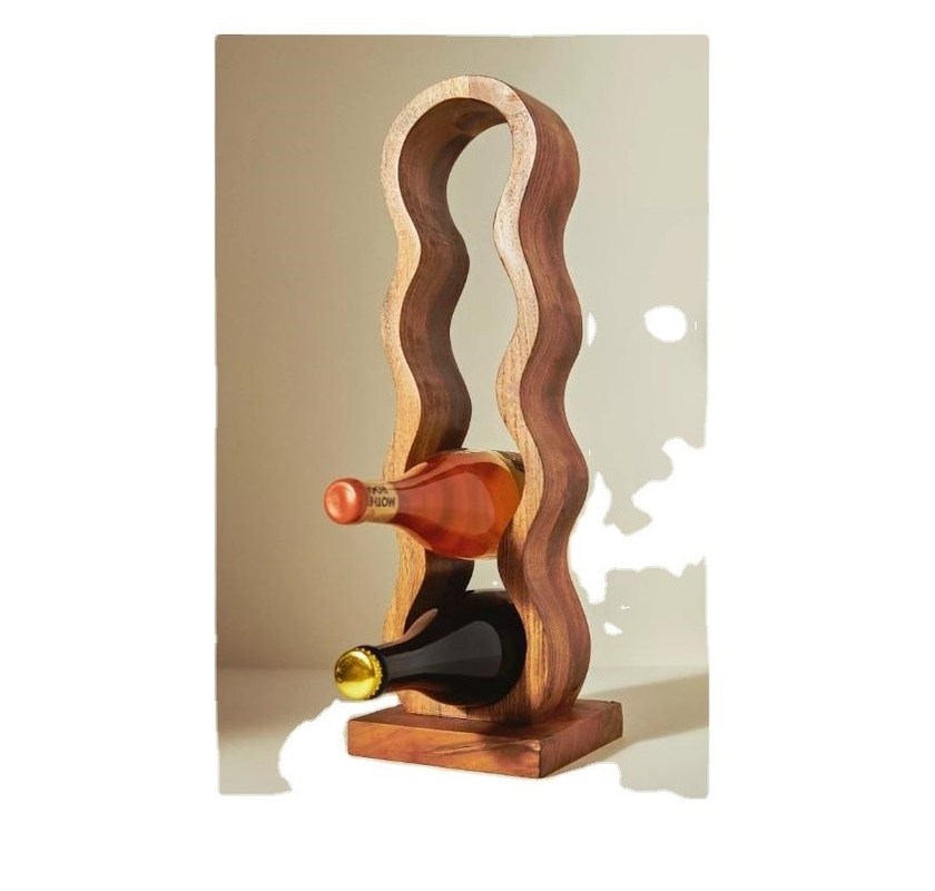 Entreposage de vin en bois massif avec logo personnalisé Impression à sérigraphie de grande taille