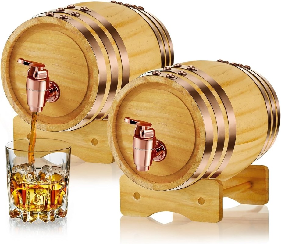 Dispensateur de cocktails en fûts de whisky pour spiritueux et liqueurs d'époque