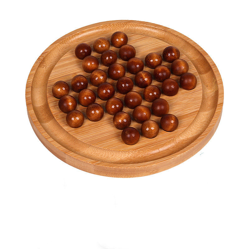 Logo personnalisé 202407 Bambou Jeu de table d'échecs indépendant unique pour adultes et enfants