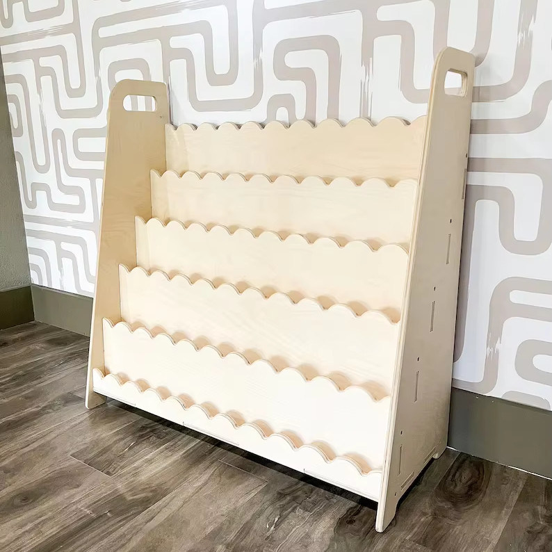 Montessori meubles en bois cadeau de jardin d'enfants étagère en bois pour la fonction économiser de l'espace