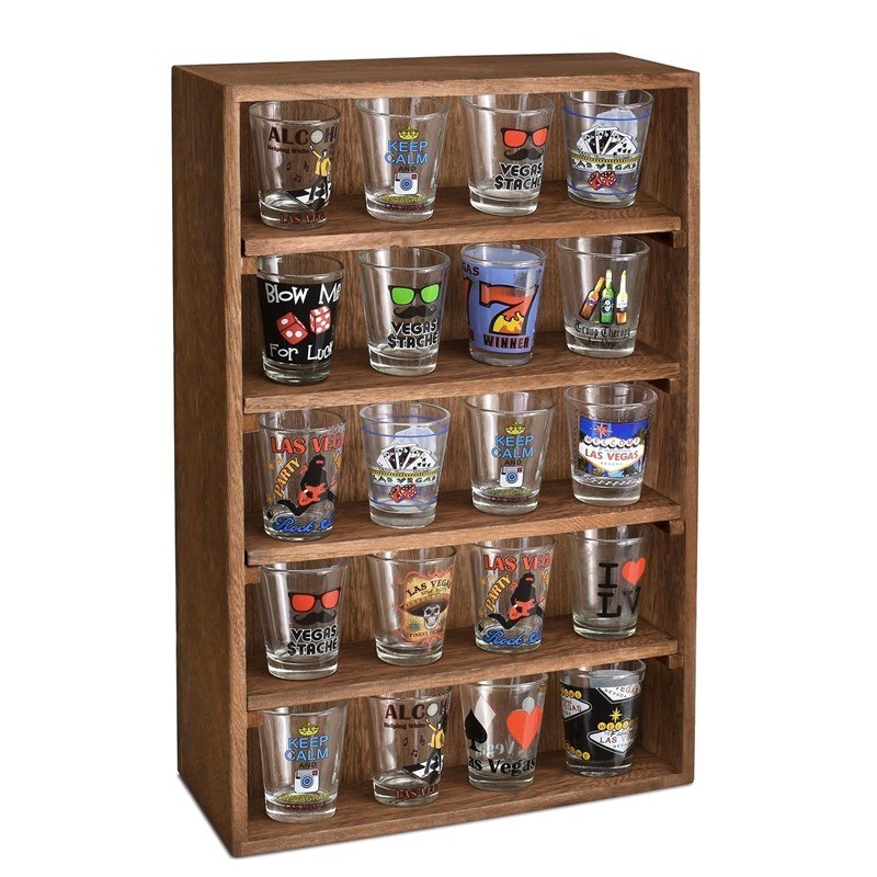 Étagères en bois montées sur le mur La solution de stockage parfaite pour les objets de collection