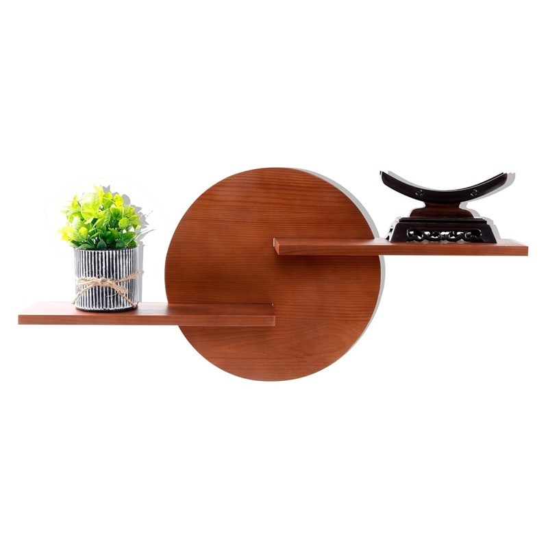 Étagère non pliable Affichage décoratif rond Monture murale Étagère suspendue Étagères en grande quantité