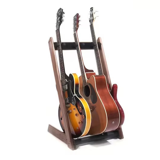 Display de guitare personnalisable 3 Way Rack et Porteur pour brûler ou comme votre demande