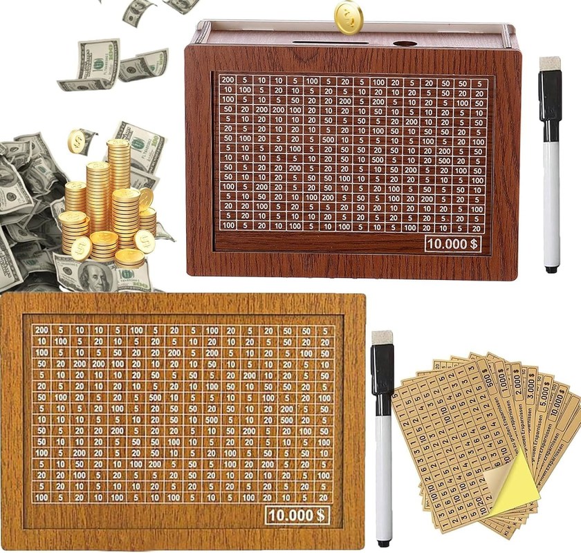 OEM/ODM Acceptable Épargne en espèces en bois Épargne en argent avec couleur naturelle et normes