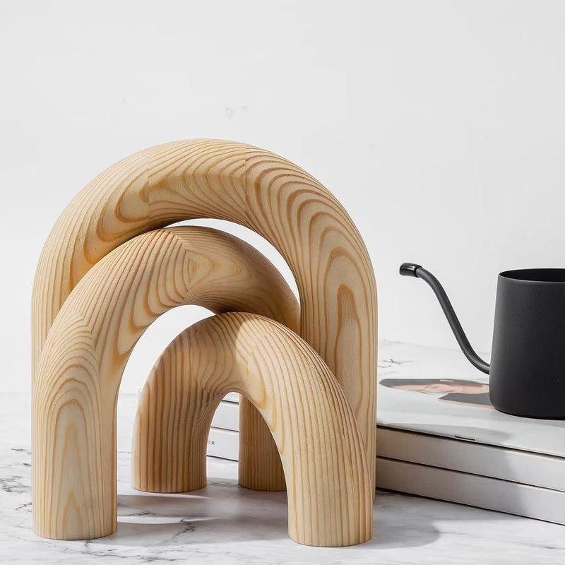 Europe Caractéristique régionale Décoration de chaînes de nœuds en bois pour la maison