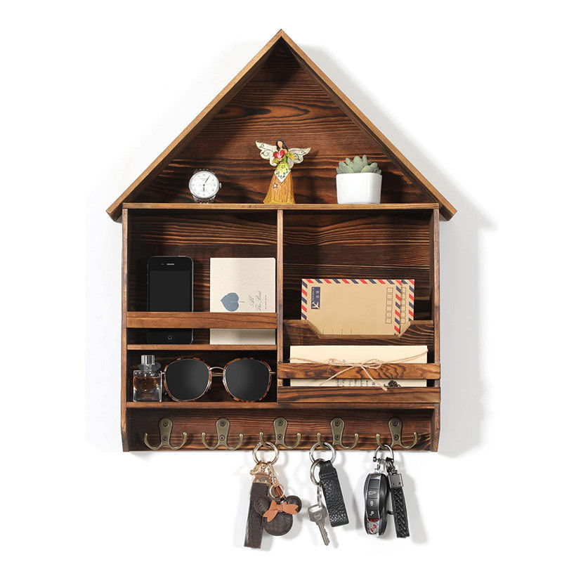Améliorez votre décor d'entrée avec notre porte-clés et porte-poste de 41x13.5x2cm