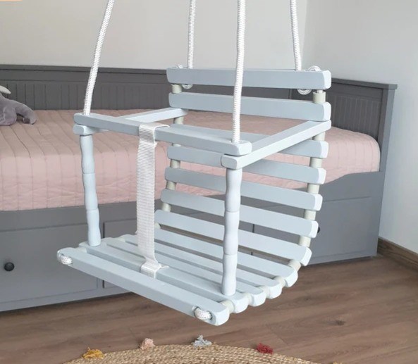 Fonction d'économie d'espace personnalisé personnalisé swing en bois fait à la main pour l'extérieur et l'intérieur