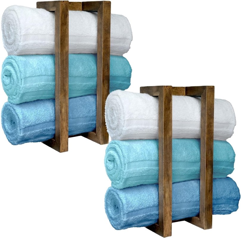 202405 Porte-serviettes en bois personnalisé selon vos préférences