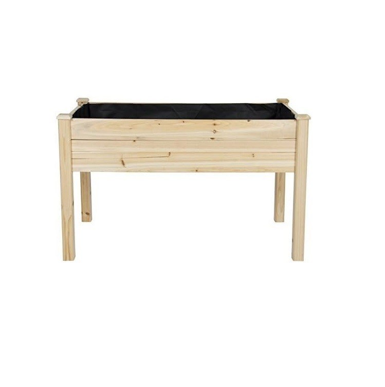 48x24x30 pouces Boîte de planteur en bois surélevé pour la cour de jardin