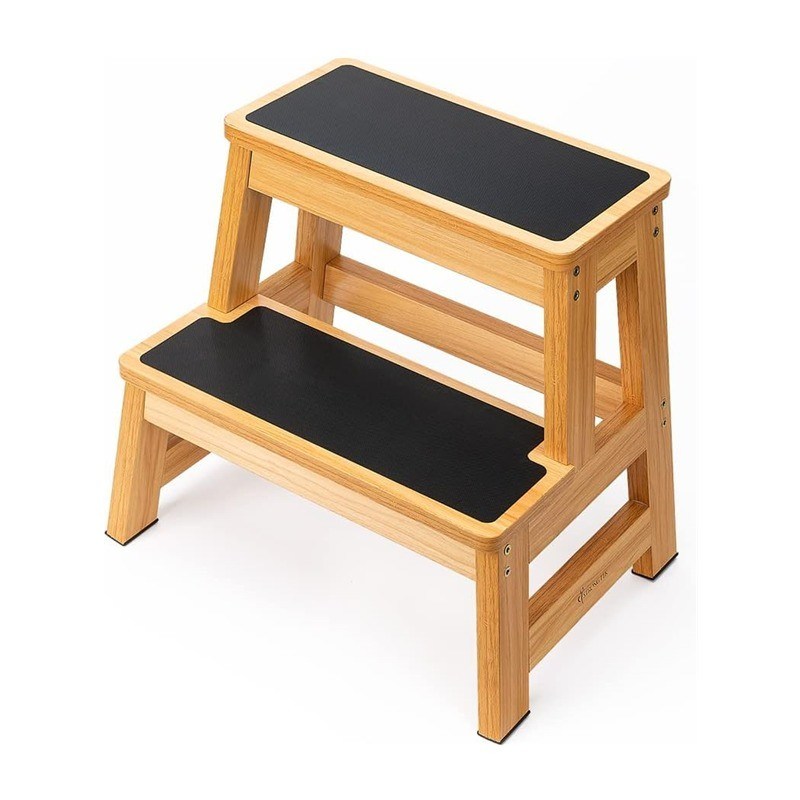 Un tabouret en bois anti-dérapant pratique et élégant