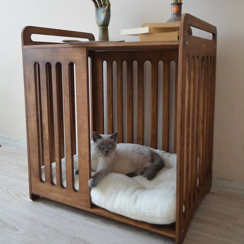 Cabine à l'intérieur doit avoir économiser de l'espace avec la démolition de luxe meubles en bois caisse de chien