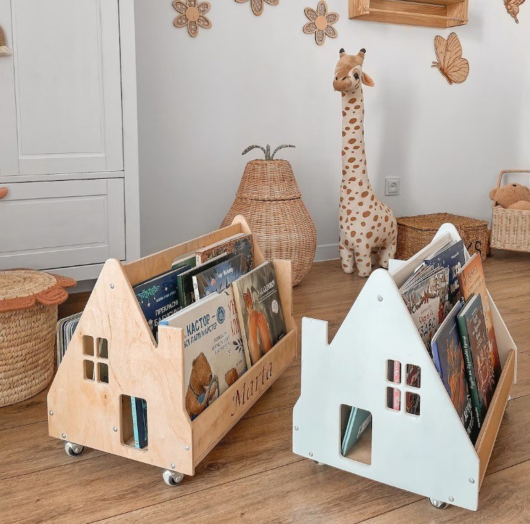 Étagère OEM pour tout-petits pour meubles Montessori personnalisés de style design moderne