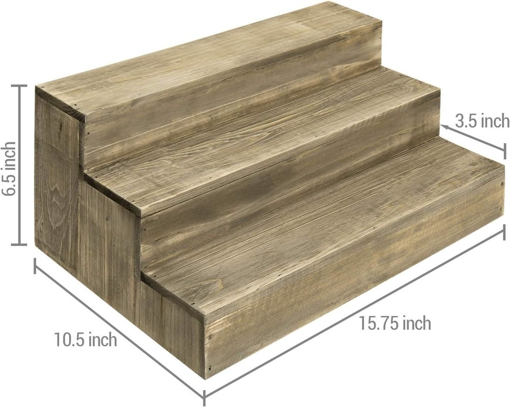 Commande OEM Acceptable Stand de dessert en bois Cupcake Riser Affichage pour les occasions spéciales
