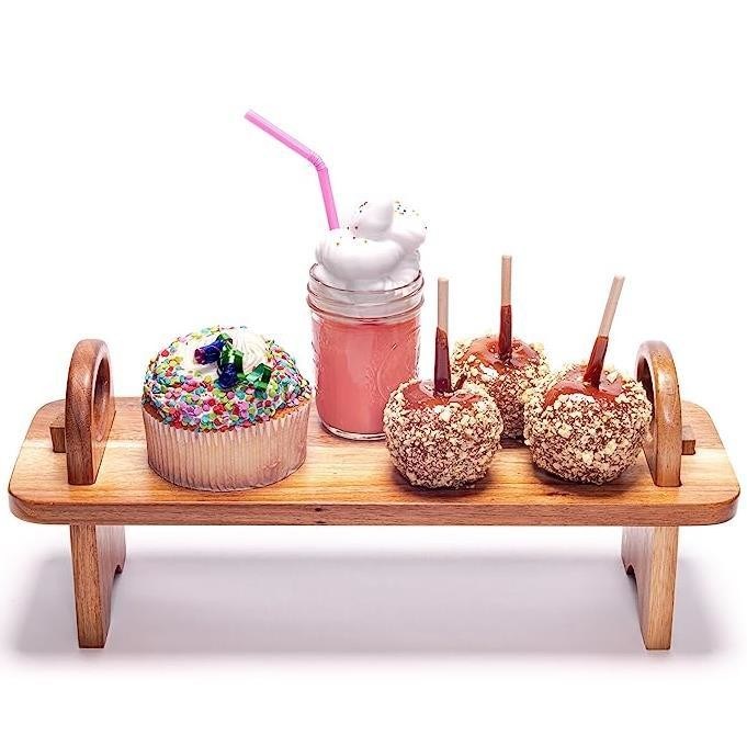 Plateau de bois surélevé contemporain pour la décoration intérieure